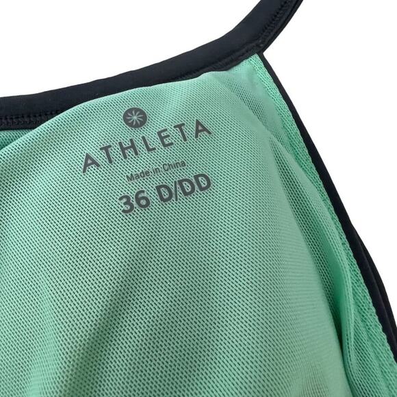 Athleta Twist Front Bikini Grey Womens 36D/DD - Picture 5 of 8